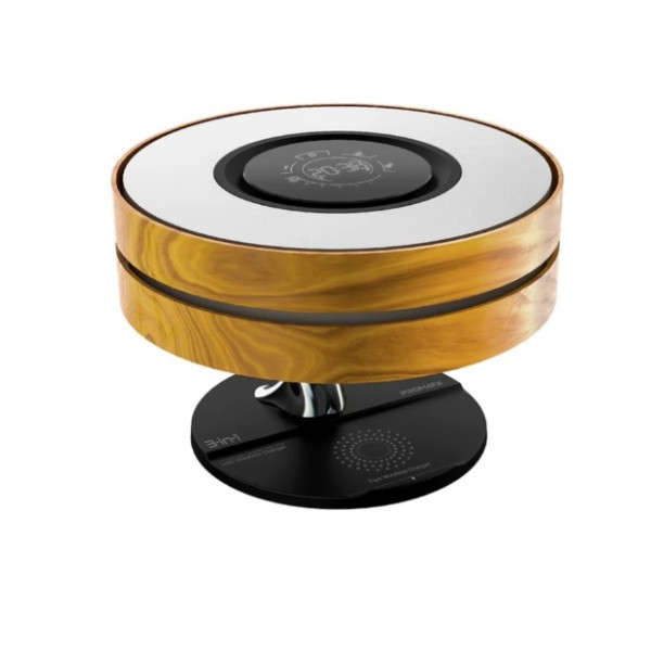 Promate 3-in-1 Contemporary Designed Wireless Speaker with Desk Lamp and Wireless Charger - Mirth.UK