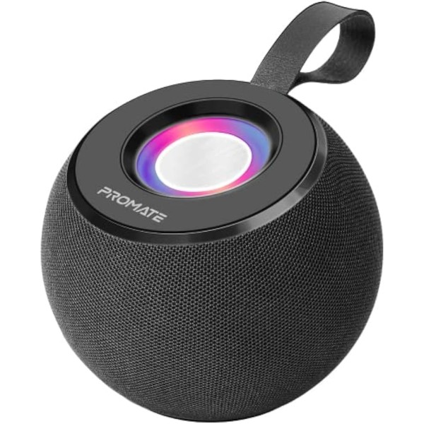 Promate LumiFlux&trade; Wireless High-Definition Speaker, Black - Juggler