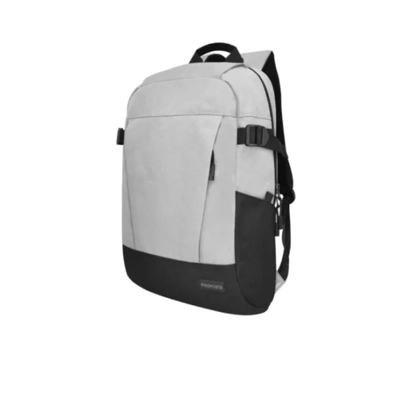 Promate 15.6" ComfortStyle&trade; Laptop Backpack with Large Compartments, Grey - Birger