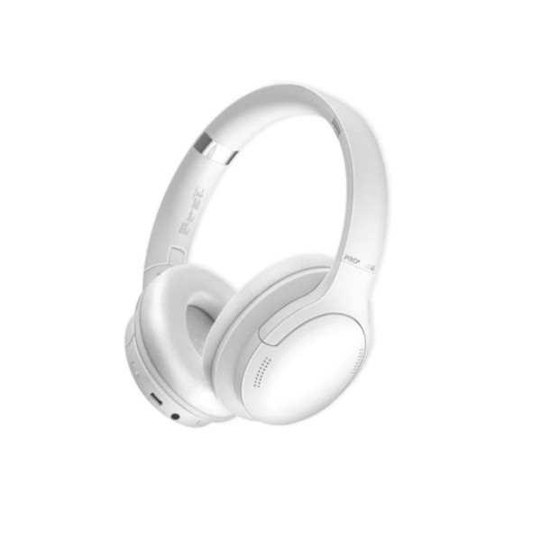 Promate LaBoca-Pro High Fidelity Over-Ear Wireless Headphone, White