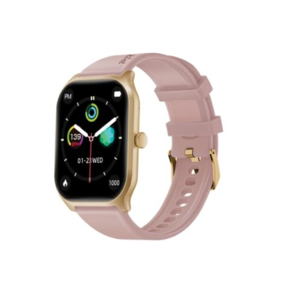 Promate 2-Inch ActivLife&trade; SmartWatch with Bluetooth Calling, Gold