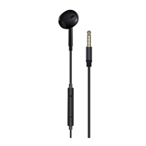 Promate Dynamic In-Ear Wired Mono Earphone, Black