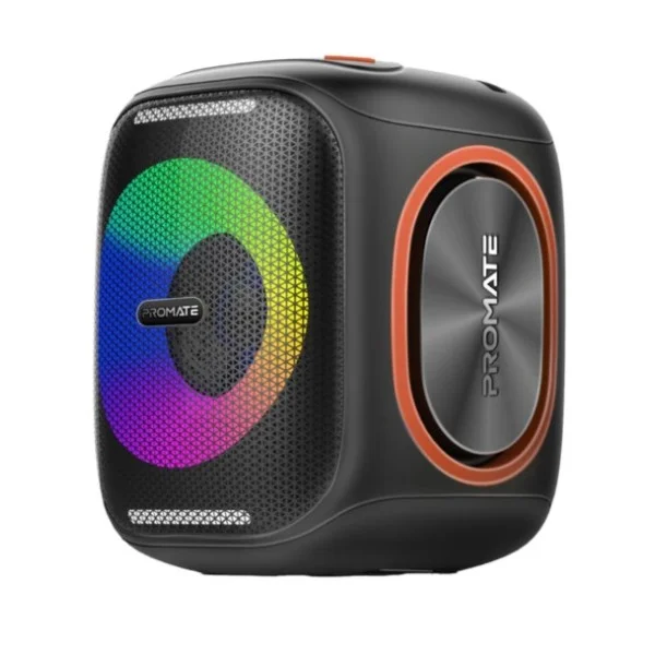 Promate LumiSound&trade; HD 40W True Wireless Speaker with RGB Light - Strike-40