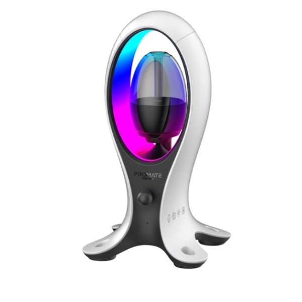 Promate Dynamic High Fidelity Dual Mode RGB Speaker w/ Headphone Stand & USB Hub - Alpha-X