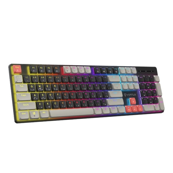 Vertux High-Performance Low Profile Keys Mechanical Gaming Keyboard - StealthKey