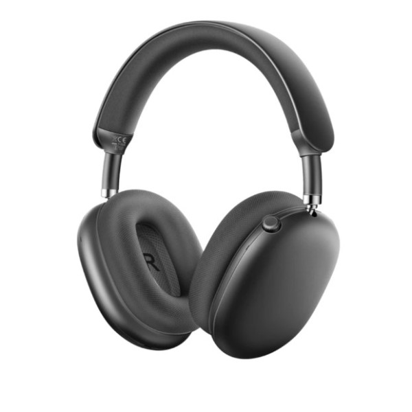 Promate High-Definition Hybrid ANC Headphones with 360&deg; Spatial Audio, Black - SERENE