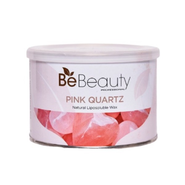 Be Beauty - Natural Hot Wax Jar, Pink Quartz - 400ml