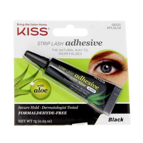 Kiss Black with Aloe Vera Strip Lash Adhesive