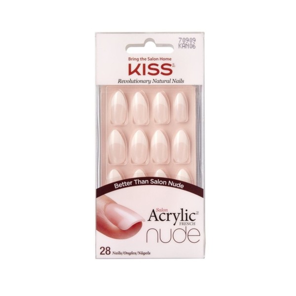 Kiss Salon Acrylic French Nude Nails