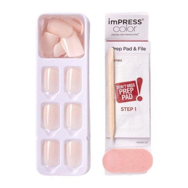 Kiss Impress Color Nails Point Pink