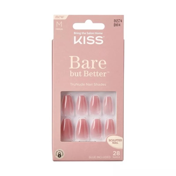 Kiss Bare but Better Nails Nude Nude