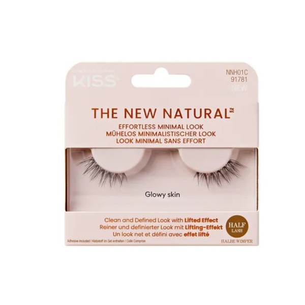 Kiss The New Natural Half Lash Glowy Skin Eyelashes