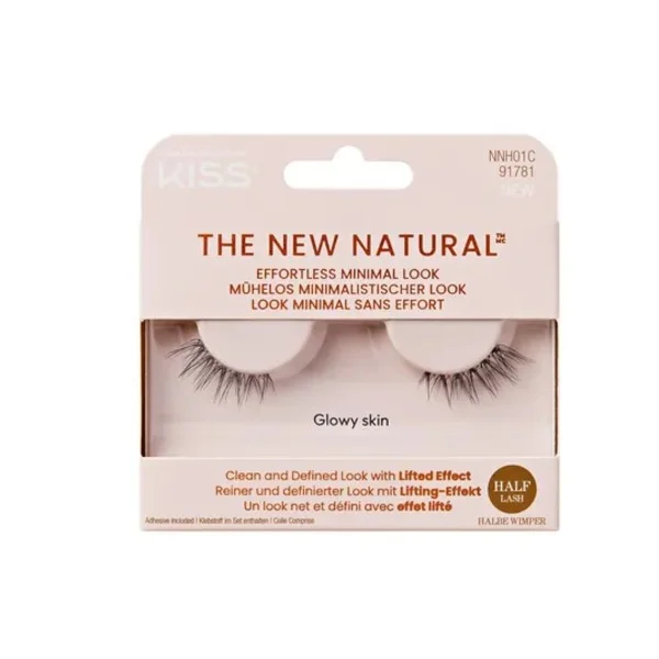 Kiss The New Natural Half Lash Glowy Skin Eyelashes