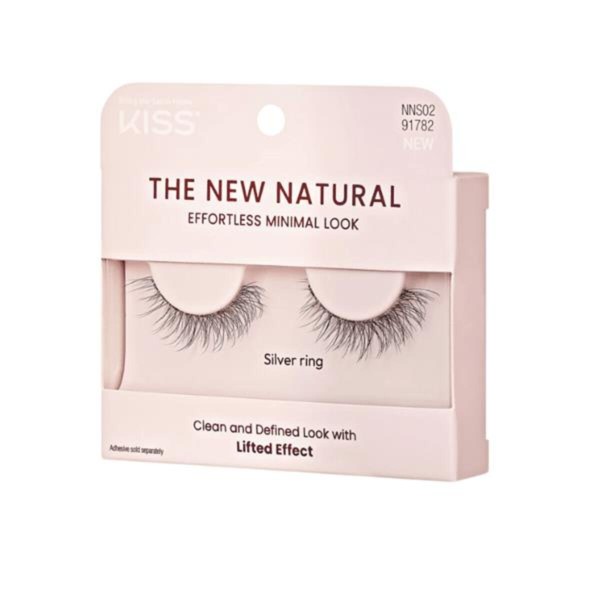 Kiss The New Natural Single Silver Ring Eyelashes