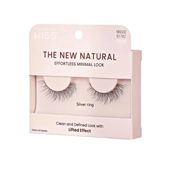 Kiss The New Natural Single Silver Ring Eyelashes