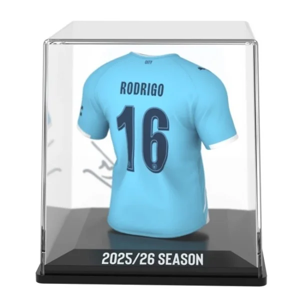 Splink Rodri Man City - Home Jersey Display Case Collectible - 78749-T