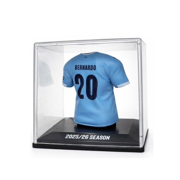 Splink Bernardo Silva Man City - Home Jersey Display Case Collectible - 78751-T