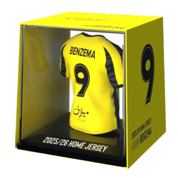 Splink Karim Benzema (Al Ittihad) - Home Jersey Display Case Collectible - 78752-T