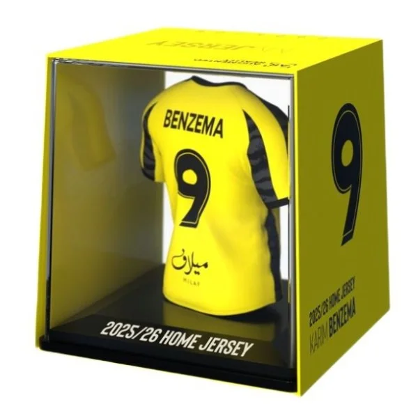 Splink Karim Benzema (Al Ittihad) - Home Jersey Display Case Collectible - 78752-T