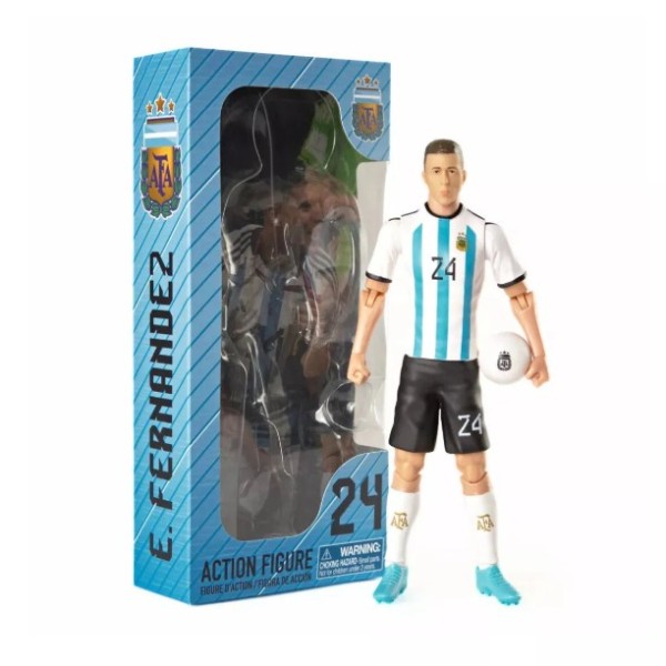 Banbo Toys Argentina AFA Enzo Fernandez 8" Collectible Soccer Action Figure - 78860-T