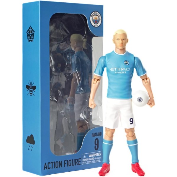 Banbo - Sockers Manchester City Haaland 8" Collectible Soccer Action Figure - 83323