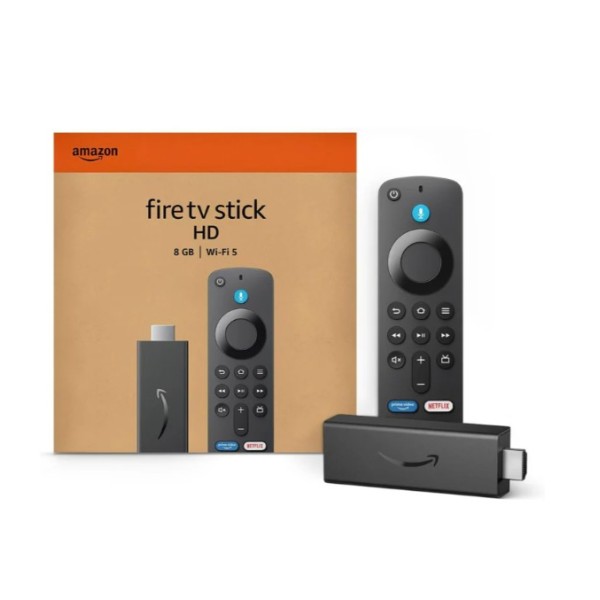 Amazon Fire TV Stick HD (2024) Streaming Device with Alexa Voice Remote, 8GB & Wi-Fi 5 - Black