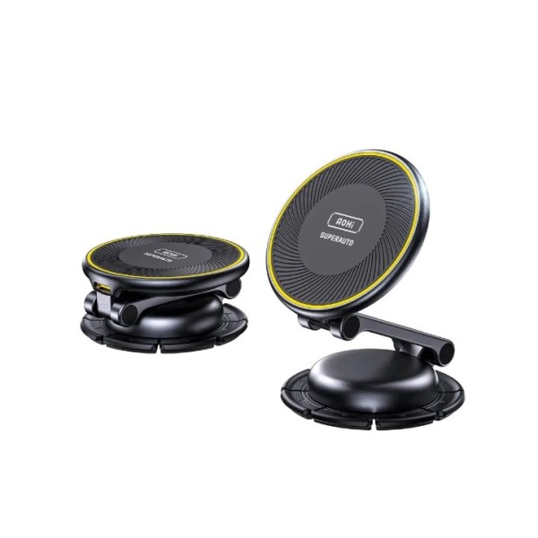 AOHi Superauto Foldable 360&deg; Magnetic Wireless Car Charger - A0C-S002