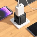 Hoco Global Universal Conversion Plug Travel Adapter Charger, Black - AC29
