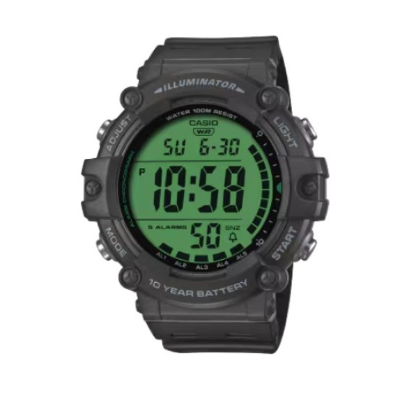 Casio Black Digital Resin Strap Watch for Men - AE-1500WHC-1AVDF