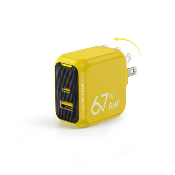 AOHI Magcube 67W Dual-Port Foldable GaN Charger - AOC-C011