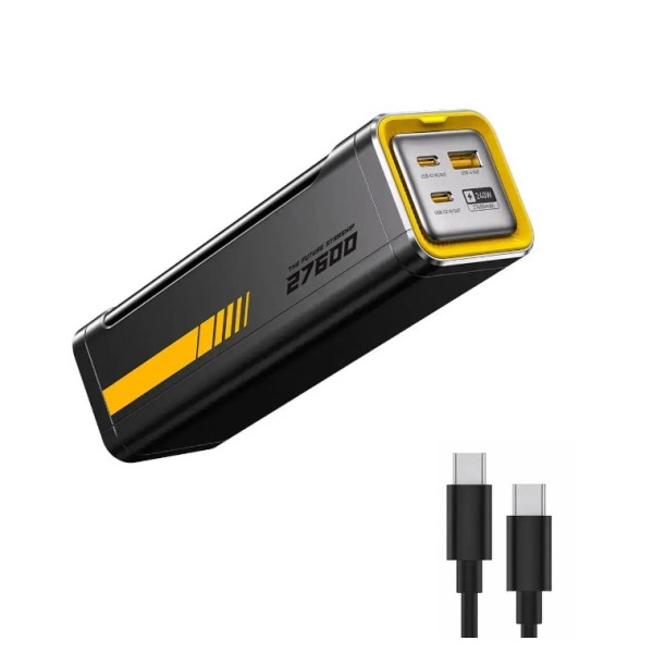 AOHi The Future Starship 240W 27,600mAh LED Display Power Bank with 140W Type-C Cable - AOC-P011