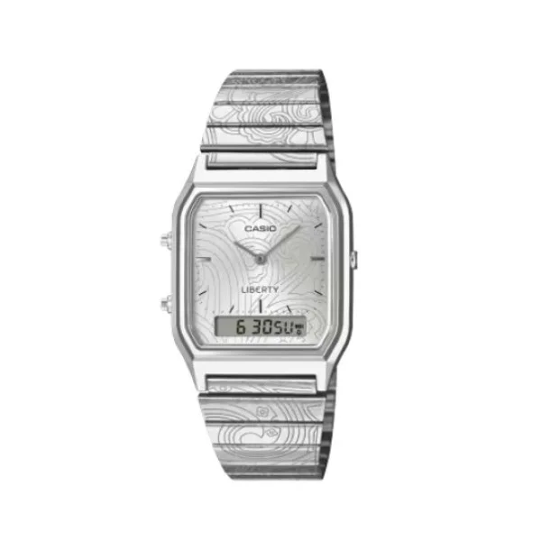 Casio Vintage Liberty Collection Analog-Digital Watch for Unisex - AQ-230ELT-7ADR