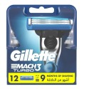 Gillette Mach3 Turbo Men's Razor Blade Refills 12 Count - 10006843