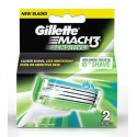 Gillette Mach 3 Sensitive Manual Shaving Razor Blades - 2 Pieces - 10006958