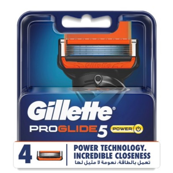 Gillette Fusion ProGlide 5 Power Men's Razor Blades Refills 4 pcs - 10007251