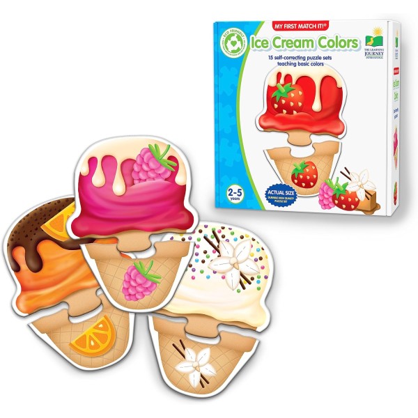 The Learning Journey: My First Match It - Ice Cream Colors - 118368-T