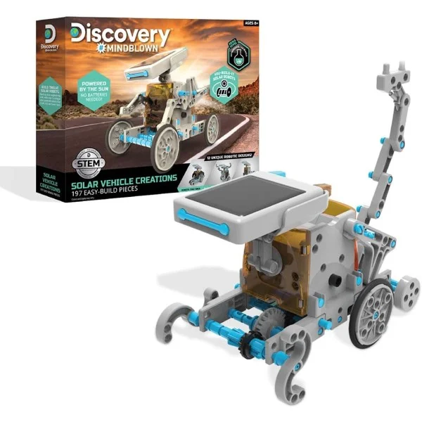 Discovery - Mindblown Toy Solar Vehicle Construction Set 197pcs - 1423012551-T
