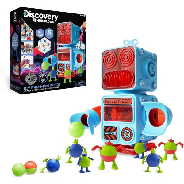 Discovery Mindblown DIY Prize-Pod Robot Kit - 1423015841-T