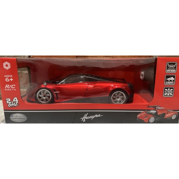 Remote Control Car 1:14 Scale Pagani Huayra, Red - 2301-T