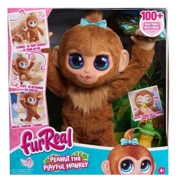 Furreal Peanut Interactive Playful Monkey - 28113-TT