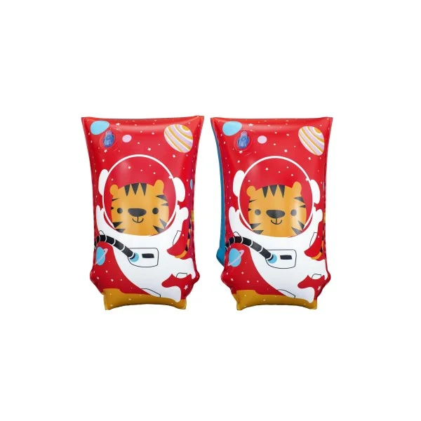 Bestway Tiger Printed Inflatable Armfloats, Age 6+ - 32102-T