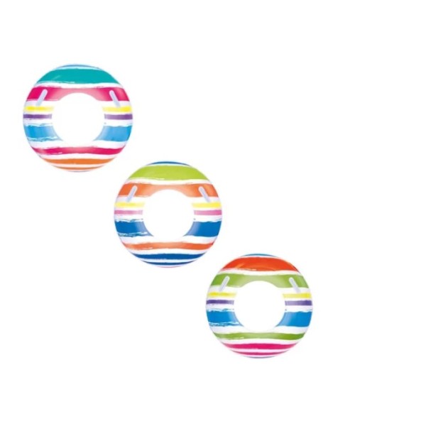 Bestway 36" Striped Swim Tube, Assorted 1Piece - 36010
