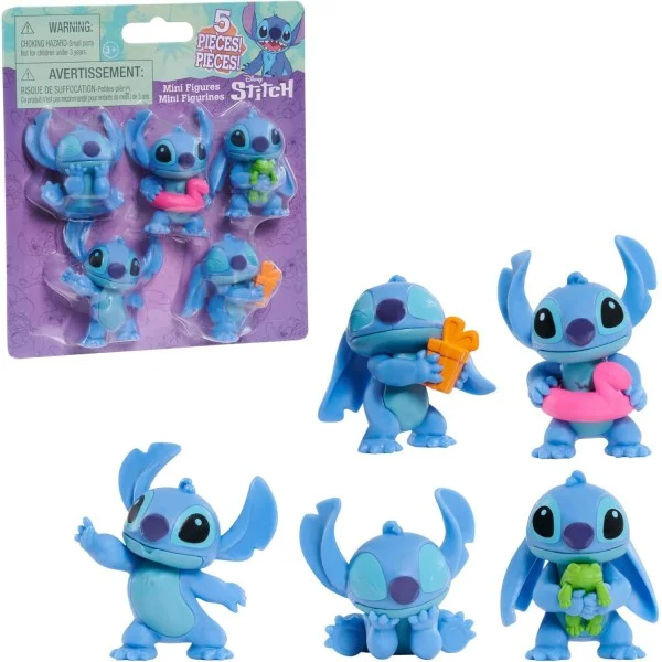 Stitch Mini Figure Set Pack of 5 - 46267-T
