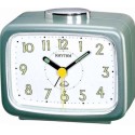 Rhythm Bell Alarm and Table Clock, Green - 4RA456WR05