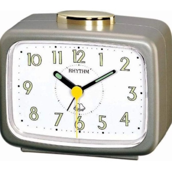 Rhythm Analog Display Alarm Table Clock - 4RA456WR18