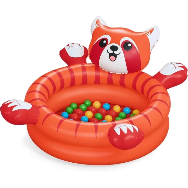 Bestway 1.07m x 94cm x 58cm Playful Red Panda Ball Pit - 52702