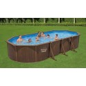 Bestway 7.32m x 3.66m x 1.32m Oval Pool Set - 561CW