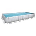 BESTWAY Power Steel Rectangular Pool, 9.56 m x 4.88 m x 1.32 m - 56623-O