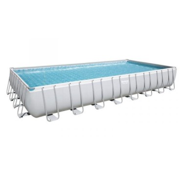 BESTWAY Power Steel Rectangular Pool, 9.56 m x 4.88 m x 1.32 m - 56623-O
