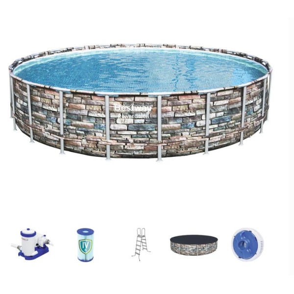 Bestway Power Steel Pool Set 6.71 m x 1.32 m - 56889